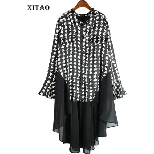 Женские рубашки в клетку XITAO China At AliExpress