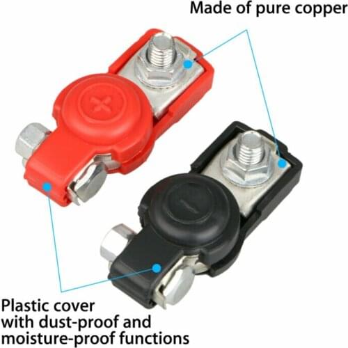 Parts Battery terminal SAE Terminal 2pcs Accessory Battery DIN Universal