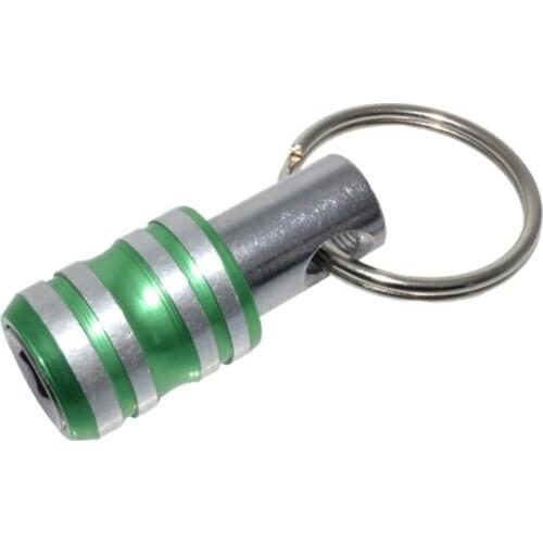 1/4inch Hex Screwdriver Bits Holder Extension Bar Drill Screw Adapter Keychain 1XCC