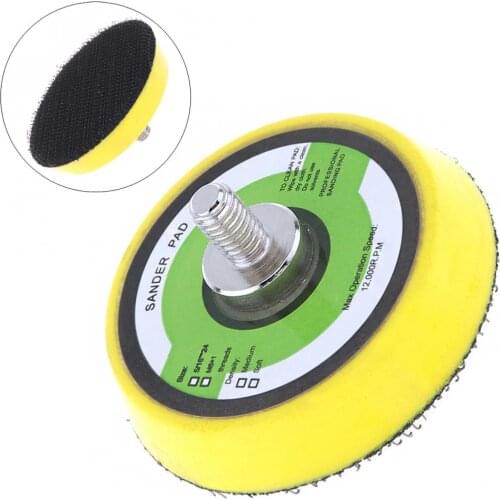 15000RPM Double-acting Pneumatic Orbital Pneumatic Glossy Sanding Pad with Hairy Surface for Pneumatic Sanders