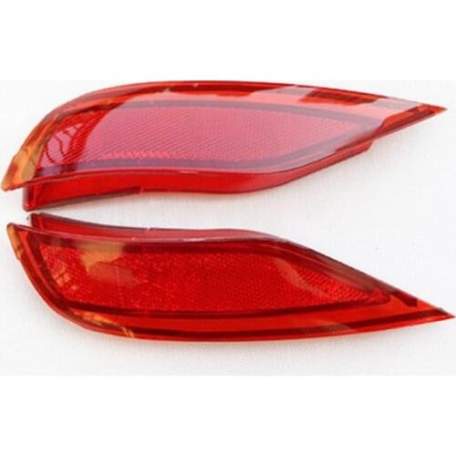 Tonlinker 1 PCS DIY Car Styling NEW ABS Rear Bumper Fog Lights Case stickers for Ford Ecosport 2014 Accessories