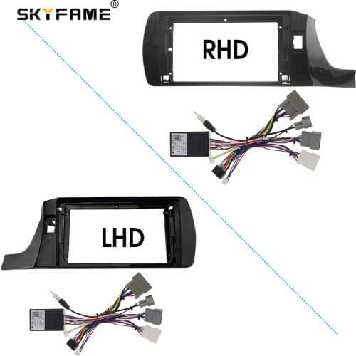 SKYFAME Car Frame Cable Canbus For HONDA AMAZE 2018-2019 Screen Dask Kit Fascia Frame