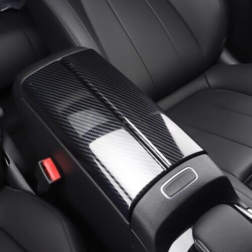 For Mercedes-Benz GLB Class 2019 2020 2021 Accessories ABS Interior Aremrest Box Cover Decorative Panel Trim Car Styling