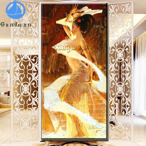Diamond Embroidery sexy woman 5D Diy Full Diamond Painting Cross Stitch square Diamond Mosaic dance girl Picture Home Decor art