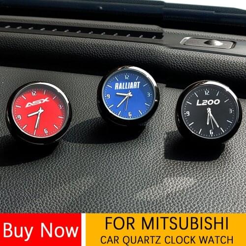 Car Quartz Clock Watch Modified Car Interior Electronic Quartz Watch For Mitsubishi L200 MIRAGE Lancer ASX Ralliart Competition