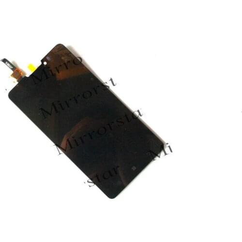 Used LCD Display and Touch Screen Digitizer Assembly+front Frame for Lenovo P780 Smart Cell Phone +tools