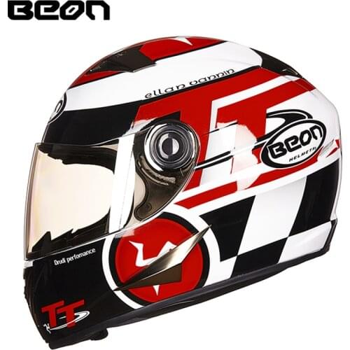 Beon Motorcycle Helmet Men Motorcycle Full Face Helmets Motorbike ATV Racing Helmet Moto Casque Casco Motocicleta Capacete