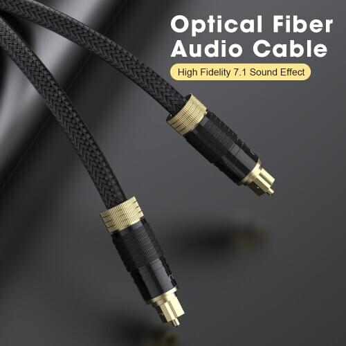 Digital Audio Video Cables Optical Fiber Optico Oxyacid Free Copper Audiophile HIFI DTS MOSHOU Enthusiast 7.1 Sound