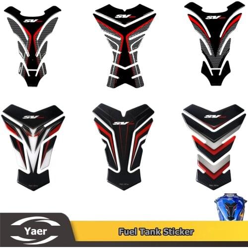 For SUZUKI SV650 SV650S SV650X SV650A SV 650 Motorcycle Carbon Fiber Fuel Tank Pad Protection Sticker Fuel Tank Decal 3D