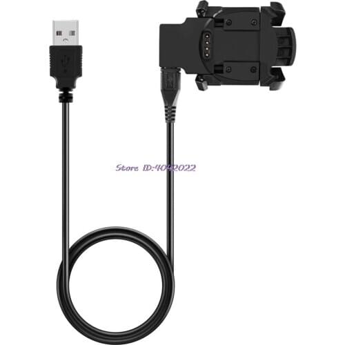 USB Charger Dock Station Cradle Cable Line for Garmin Descent MK1 GPS Dive Watch