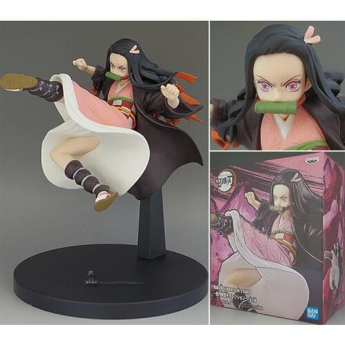 In Stock Original Banpresto Demon Slayer: Kimetsu no Yaiba VIBRATION Nezuko Kamado Action Figure Toys Anime Figurals Brinquedos