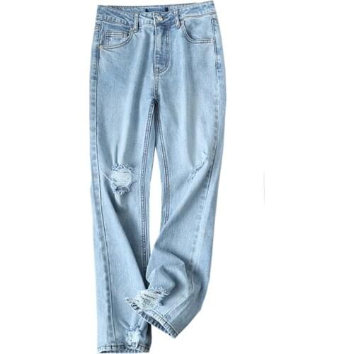 FENGTINGFENGTING Women's Straight Jeans