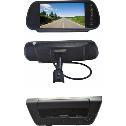 Vardsafe VS150N7R 7 Inch Replacement Rear View Screen Display & Tailgate Handle Reverse Camera for Ford F150 (2015-2017)