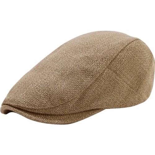 New Men Beret Caps Fashion Casul Spring Autumn Outdoor Suncreen Breathable Bone Brim Hats Male Solid Color Flat Berets Cap Hats