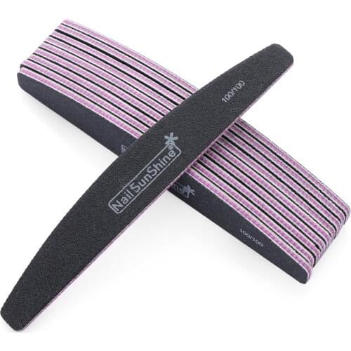 Fashion New Portable Double Sided Nail Files Sanding Buffer Professional Manicure Pedicure Nail Care Beauty Tools100/180/240