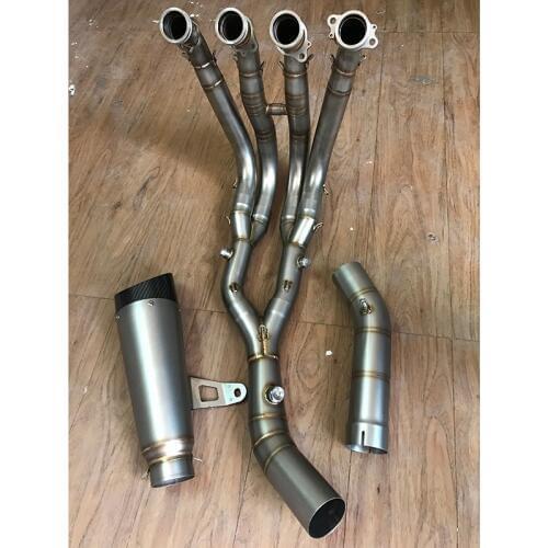 MTCLUB 2018 S1000RR S 1000 RR Motorcycle Muffler Exhaust Full System Link Pipe For BMW S1000RR 2018 Slip-on 304 Stainless Steel