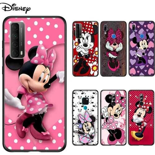 Soft Cover Disney Minnie Mouse For Huawei P Smart 2021 2020 Z S Mate 40 RS 30 20 20X 10 Pro Plus Lite 2019 Phone Case