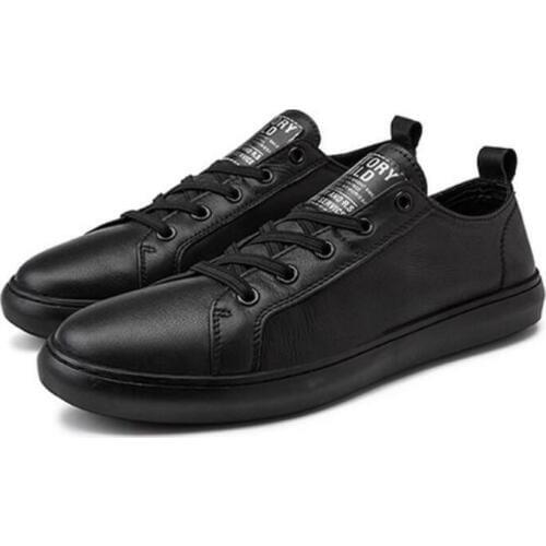 NEW luxe little white shoe womens platform casual shoes couple leather mens shoes large size high quality version cowhide A25