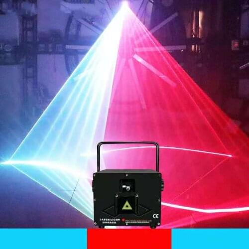 New 3W RGB full color animation laser Stage Lighting DMX512 30 Kpps reflection Party wedding Dj Disco laser Light