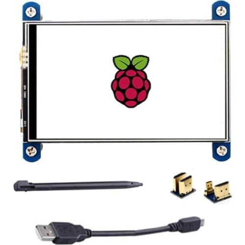 New 3.5 Inch USB HDMI TFT LCD Display Touch Screen 320x480 For Raspberry Pi 4B 3B