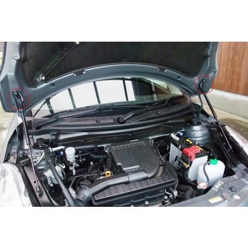 For Suzuki Swift ZC72S/ZD72S 2010-2017 Front Bonnet Hood Modify Gas Struts Carbon Fiber Spring Damper Lift Support Absorber