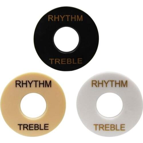 2pcs Switch Surround Plate for Guitar Accessories Electric Guitar Pickup Toggle Rythm/Treble Ring Selector Colors