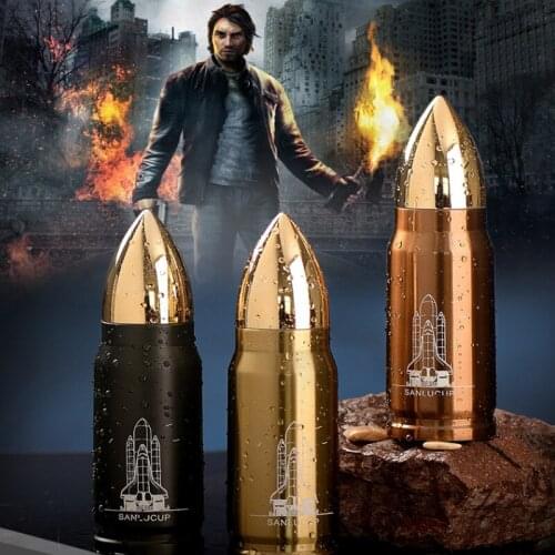 Popular New Brand 350ml Coffee Tea Bullet Insulated High Quality Stainless Steel Bottle Vacuum Flask Gift