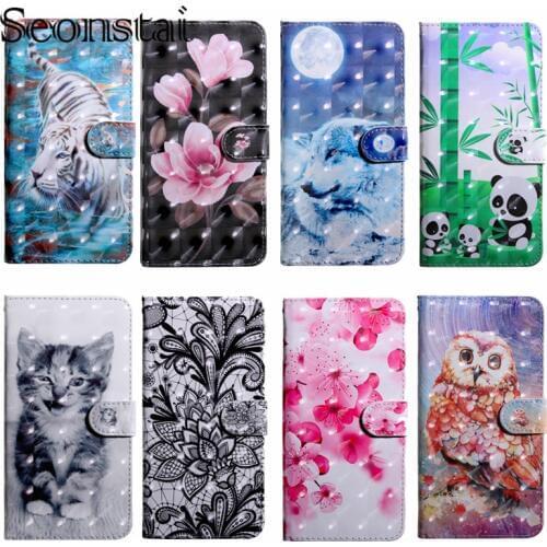 Painted Leather Flip Case For iPhone XS Max XR Wallet Cover for iPhone 6s 5 5s SE 6 7 8 Plus X Cases With Card Holder Phone Bag