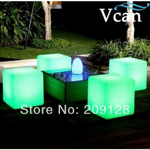 LED Light Cube Chair With Remote Control VC-A400