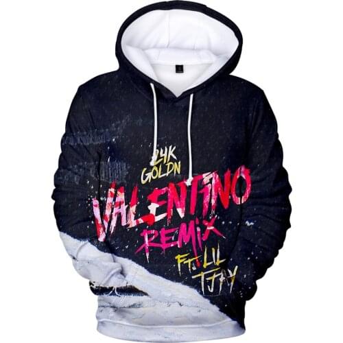 3D print Lil Tjay Hoodies Sweatshirts Hip Hop Men Women Fashion Lil Tjay Harajuku Hoodie Boys Girls Pullover Casual Hoodies