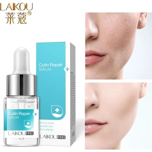 LAIKOU Cutin Reparing Face Serum Moisturizing Essence Anti-allergic Shrink Pores Reparing Damaged Cutin Smooth Skin Face Serum