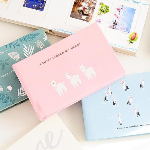 48 Pockets Interleaf High Capacity Cartoon Color Photo Album Wedding Kids Photo Album Cartoon Photo Album for 3 Inch Photos