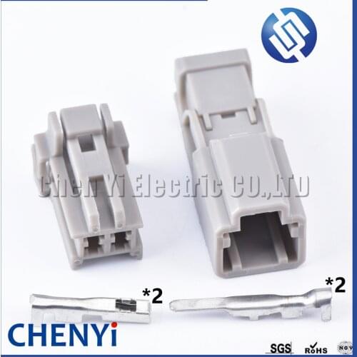 5 Sets 2 Pin Sumitomo Auto Wire Connector Male or Female 2.2MM Socket For Nissan Honda Trunk Car Lock Plug 6098-0239 6098-0240
