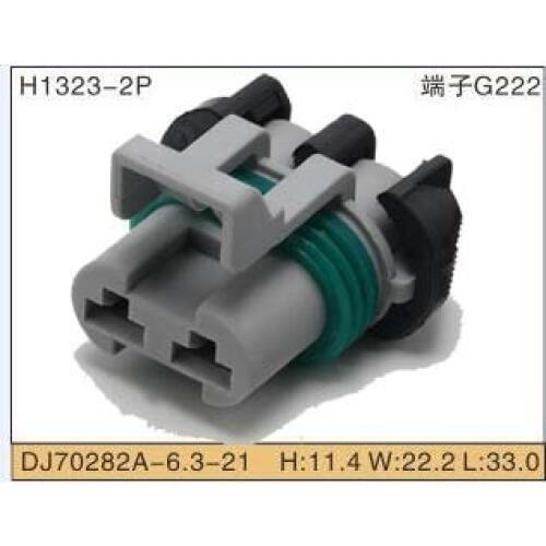 6.5mm 2 Pin Fuel Injector Electrical Sensor Connector for Map DJ70282A-6.3-21