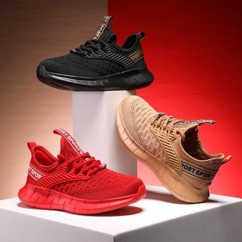 Kids Shoes Breathable Mesh Children Runing Sneakers Comfortable Non-slip Boys Shoes Outdoor Casual Sports Shoes Kids Footwear