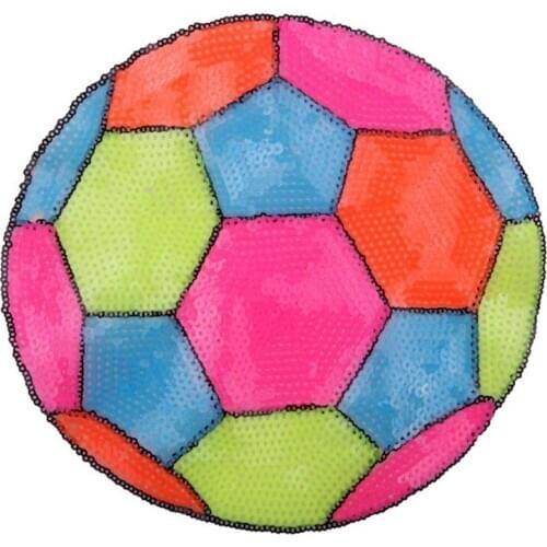 T shirt Women patch sequins 21cm Football deal with it biker patches for clothing Diy stickers 3d t shirt mens free shipping