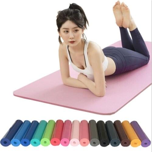 Yoga Mat Anti-skid Sports Fitness Mat 10MM Thick EVA Comfort Foam yoga matt for Exercise, Yoga, and Pilates Gymnastics mat
