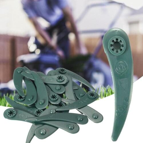 25PCS Lawn Mower Plastic Blade Grass Strimmer Trimmer For Bosch Replacement Part for Bosch ART 26-18Li, ART 23-18 Li Garden