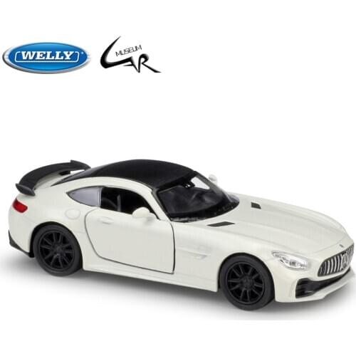 Welly 1:36 Mercedes-AMG GTR Model Pull Back Alloy Metal Race Car Diecast Toy Vehicle Children Gifts Collection
