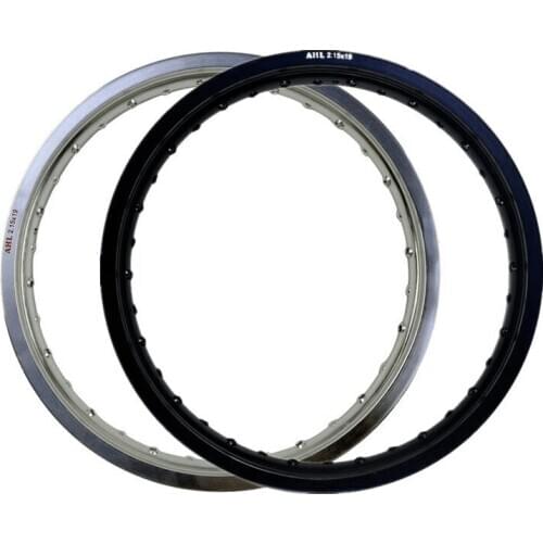 Motorcycle Accessories 6061 Black & Silver Rims Aviation aluminum Wheel Circle 1.60x21 36 Spoke Hole 160 x 21 1.60 21