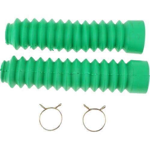 Motorcycle Rubber Front Fork Gaiters Dust Cover Boots 205x42x30mm