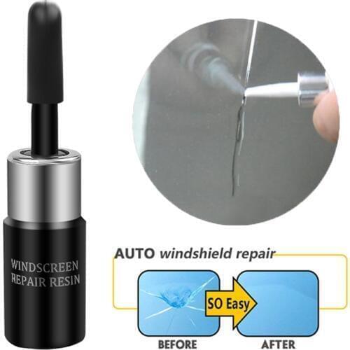 DIY Car Window Glass Repair Fluid Car Repair Fluid Automotive Glass Nano Repair Fluid Repair Tool Kit Car Tools Glass Crack Scra
