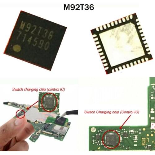 New For switch NS Switch motherboard Image power IC m92t36 Battery Charging IC Chip Bq24193 Audio Video Control IC P13USB