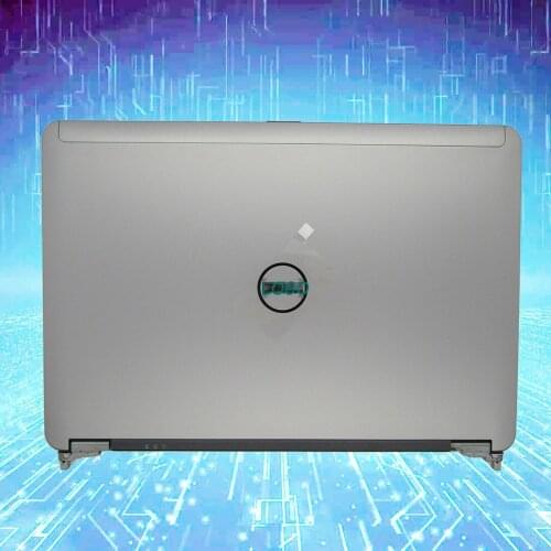 Original NEW For Dell Latitude E6440 A shell silver metal case LCD back Lid cover with Hinges top Shell 0M16D4 M16D4 08PNMP