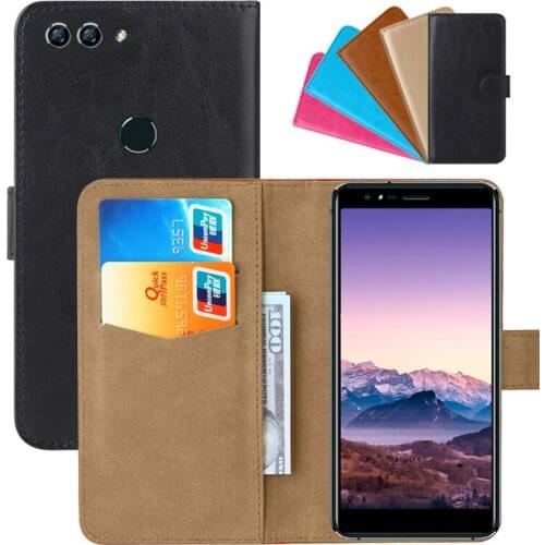 Luxury Wallet Case For Haier Power P10 PU Leather Retro Flip Cover Magnetic Fashion Cases Strap