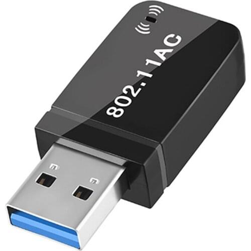 Dual Band 1300Mbps Wireless AC1200 Network Card USB WIFI Adapter 802.11Ac Mini Portable Wi-Fi Adapter for PC Laptop