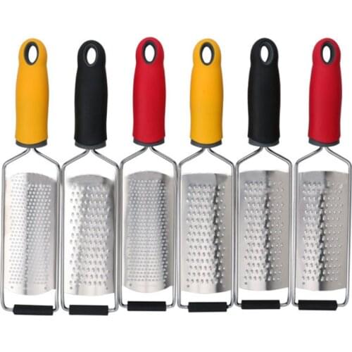 New Cheese Grater Stainless Steel Blade Cheese Slicer Lemon Zester Grater Chocolate Cheese Grater With Protective Cover