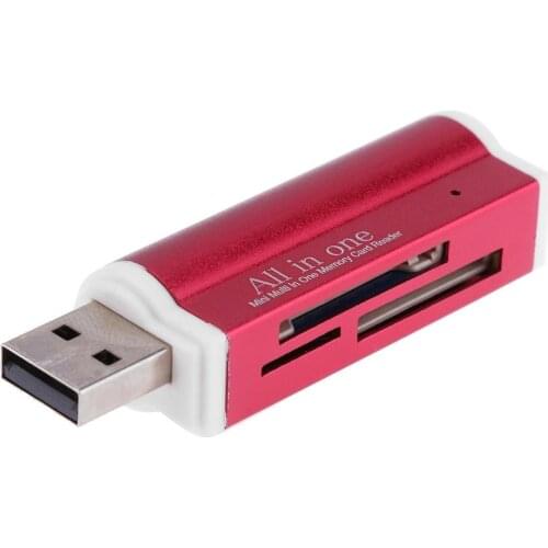 Card Reader Multi Card Reader All In One USB 2.0 SD/SDHC/Mini SD/MMC/TF Smart Memory Card Reader Flash Drive Cardreader Adapter