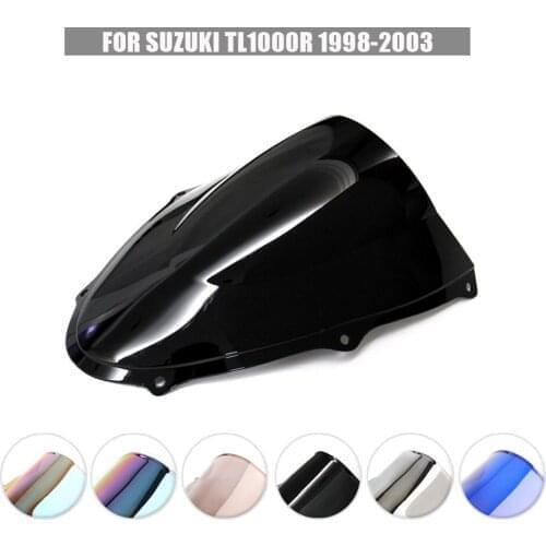 Black Motorcycle Windshield Windscreen Air Wind Deflector Fairing For Suzuki TL1000R TL 1000 R 1998 1999 2000 2001 2002 2003