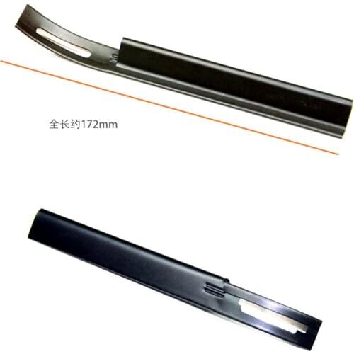 1Pc Leather Skiving Knife Tool Black Safety Cut Off Thin Knives Cutting Knife DIY Leathercraft Hand Sewing Tool Leather Knife